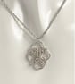 Celtic Cross Sterling Silver Chainmaille Pendant - Image 9