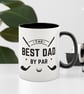 Best Dad By Par - Cross Clubs Golf Mug: Perfect Golf Gift For Father's Day