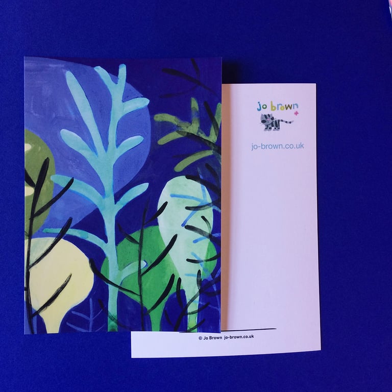 Dream Trees postcard by Jo Brown