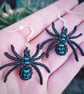 Stripy Spider Macrame Earrings  - Image 2