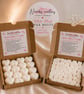 White Musk Highly Scented Heart Wax Melts, Floral Scented, UK made,Vegan - Image 1