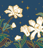 079 - Moonlight Batik Orchids - Cross Stitch Pattern - Image 3