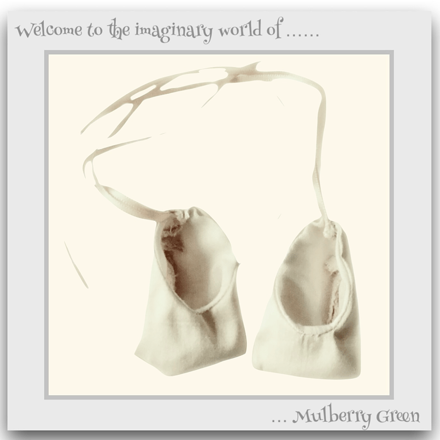 Ivory Silk Ballet Shoes