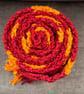 Handmade Crochet Gryffindor Scarf – Harry Potter Inspired – Burgundy and Gold - Image 5