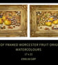 Worcester Fruit . Framed Original Watercolour by Christopher Hughes  - Image 6