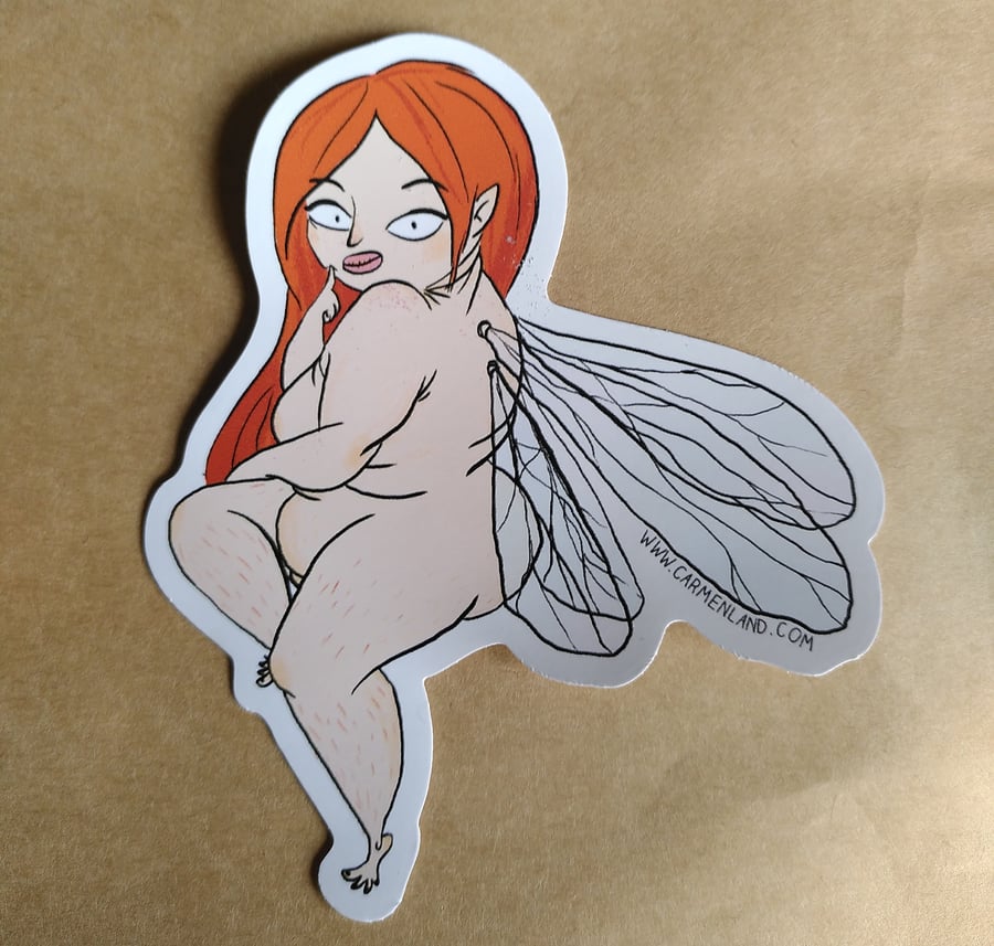 Fat Fairy Sticker - Design 3