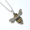Special bumble bee necklace