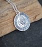 Daisy Pendant, Silver Necklace Pendant, Flower Jewellery, gardener gift - Image 9