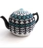 Hand Knitted Fair Isle Tea Cosy - Image 1