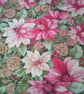 Pink Poinsettia's Adult Christmas Apron - Image 4
