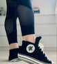 Blue Crochet Sneakers Slipper Socks  - Image 8