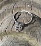 Filligree Heart Bracelet, Natural