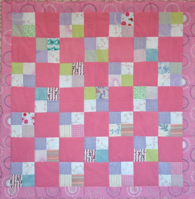 A Scrap lap quilt