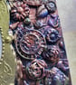 Hand crafted Altered Sketchbook 1800 era Vintage Lady with Flowers  - Image 4
