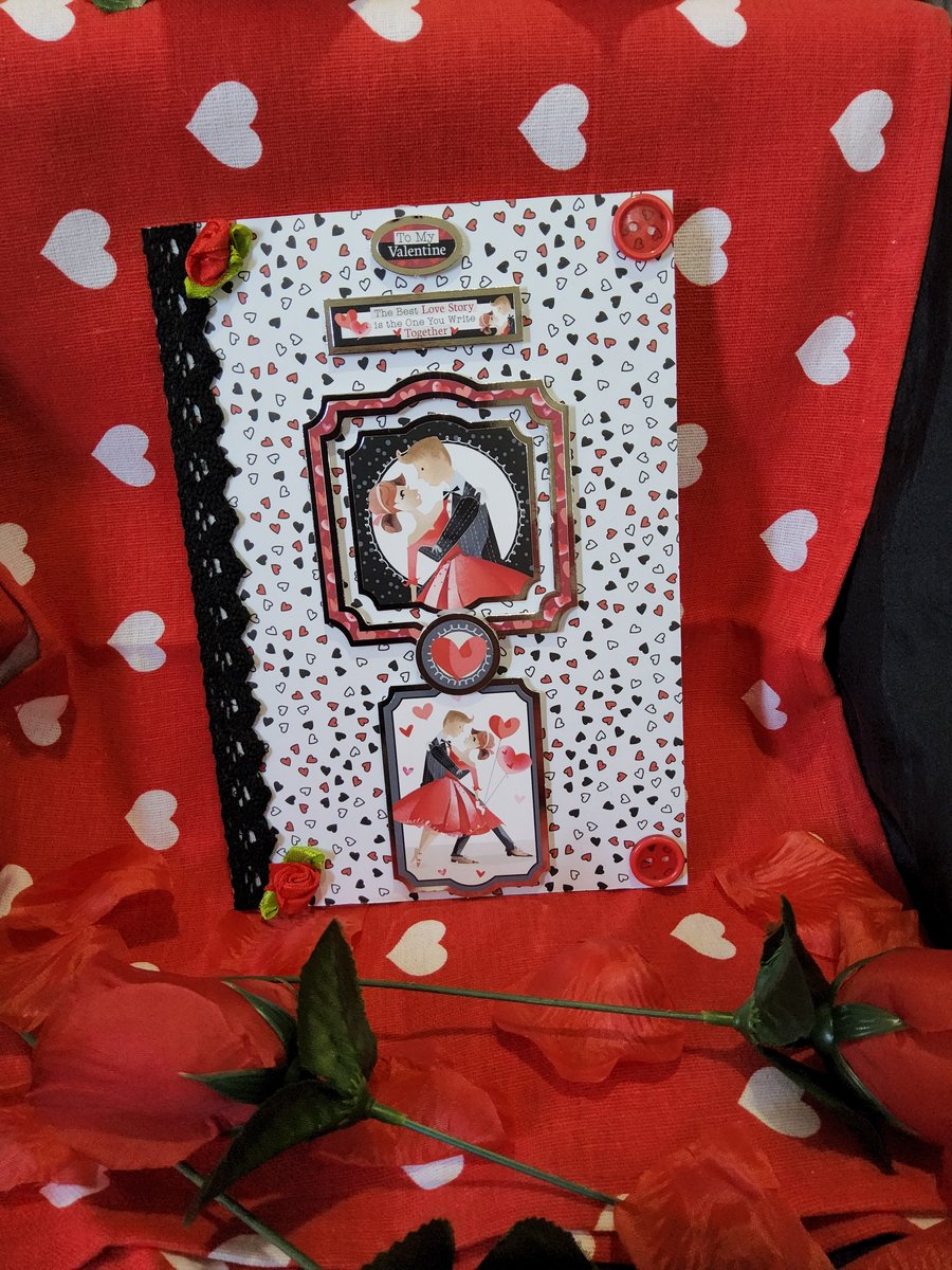 Valentines Greeting Card - Love Story