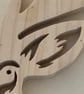 Personalised Deer Head Name Sign – Solid Pine Stag Wall Art –  Man cave  - Image 4