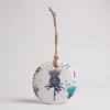 Purple Scottish Thistle Round Clay Hanging Aromatherapy Diffuser