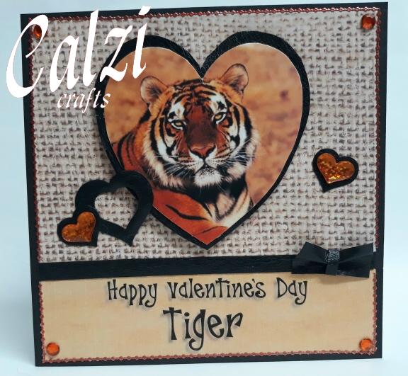 Tiger Valentine Card