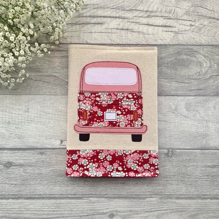 A5 notebook with reusable fabric cover