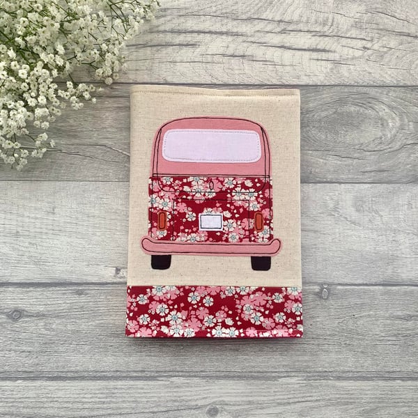 A5 notebook with reusable fabric cover