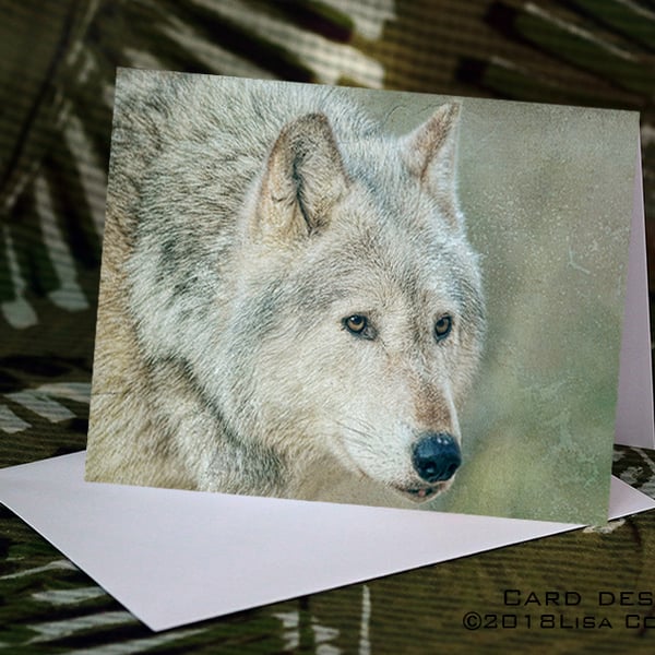 Exclusive Winter Wolf Greetings Card