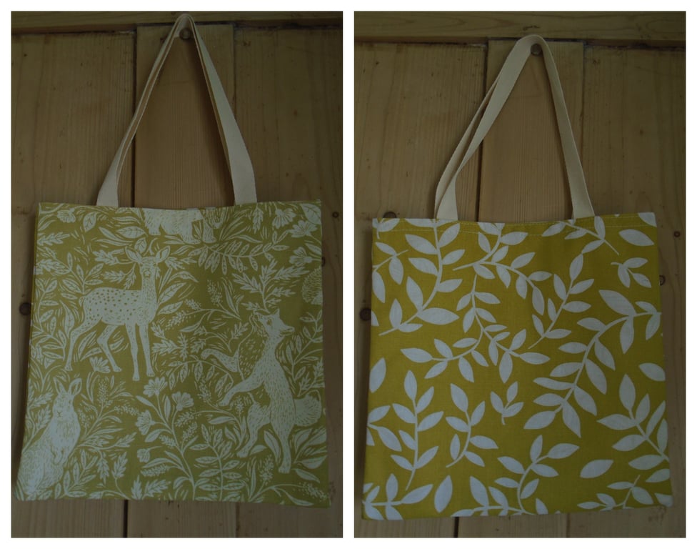 Small Double sided Bag Woodland Theme 
