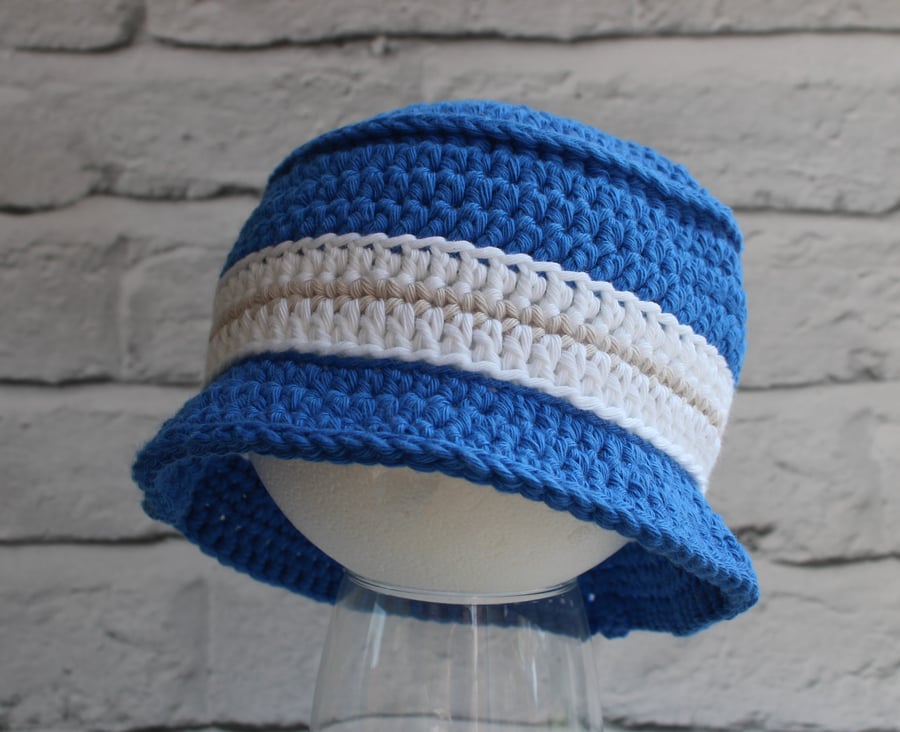 Sun Hat for Baby 3-6 Months - 100% Cotton Sun Hat - Bucket Sun Hat Baby Boy