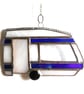 Caravan Suncatcher Stained Glass Classic Blue - Image 4