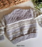 Designer Merino Wool Hand Knitted Baby Cardigan Gift Set Size 3-6 months  - Image 6