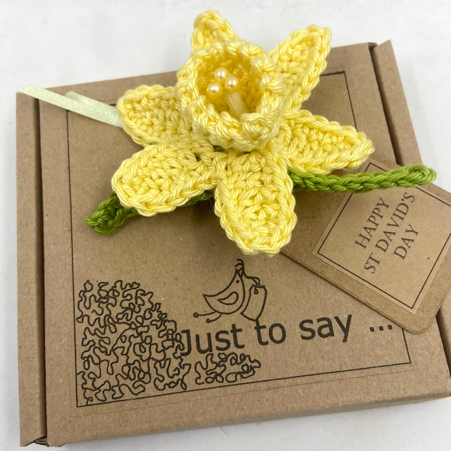 Reserved for Beth. Two Daffodil Brooches