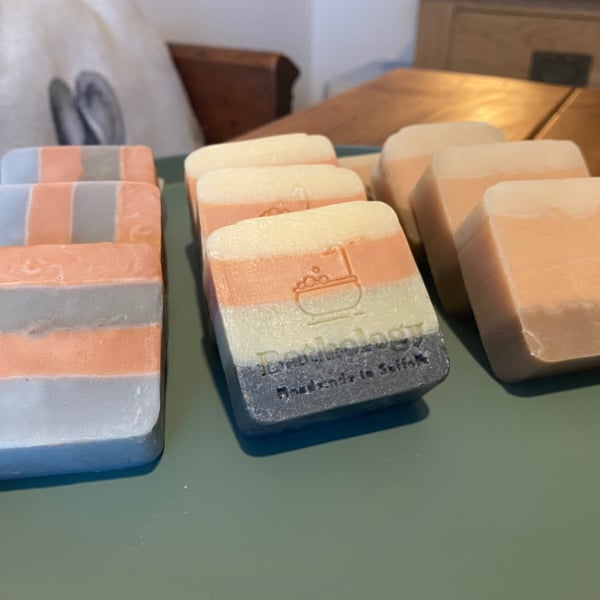 Natural Moisturising Lavender Cedarwood Soap, Traditional Cold process soap