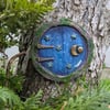 Handmade Starbound Fairy Door, Blue Fantasy Garden Decor