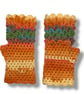 Crocheted Fingerless Dragon Scale Gloves - Image 1