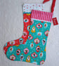 Christmas Stocking, Happy Dogs large stocking can be personalised - Image 1