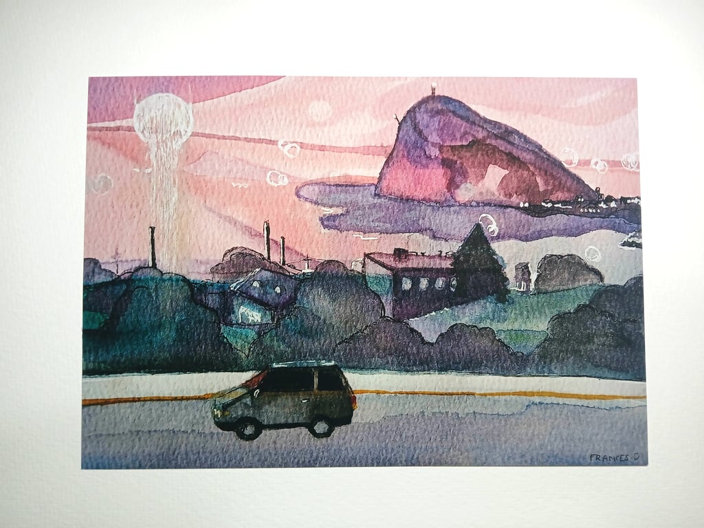 Steven Universe 'being human' watercolour print A5