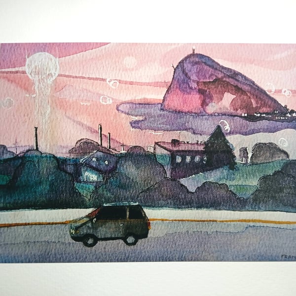 Steven Universe 'being human' watercolour print A5