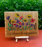 Welcome to my garden. Wooden plaque 