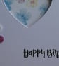 Floral Heart Aperture Birthday Card - Image 5