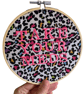 Take Your Meds - 6" Embroidered Hoop Wall Art - Image 1