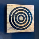 Solid Wood & Resin Coaster