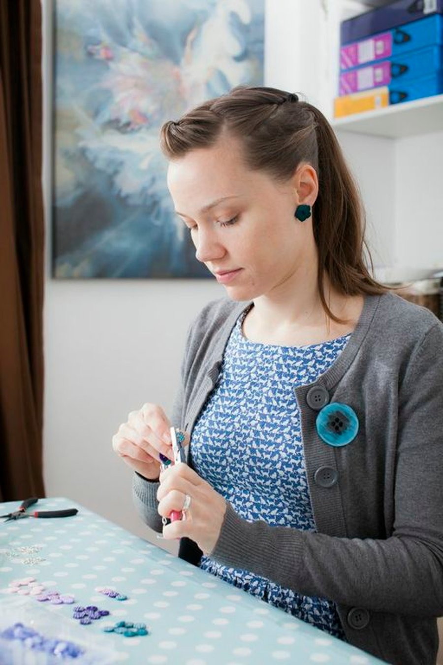FLOURISH BUTTON JEWELLERY