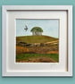 Original Landscape Painting-Nearly There Trees-Inspired by Cornwall- Framed Art - Image 1