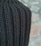 Tea Cosy for Le Creuset Medium Grand 1.3L Tea Pot, Hand Knitted, Solid Black - Image 7