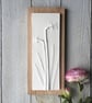 Daffodil Plaster Cast Wall Plaque on Wood, Limited Edition - Image 3