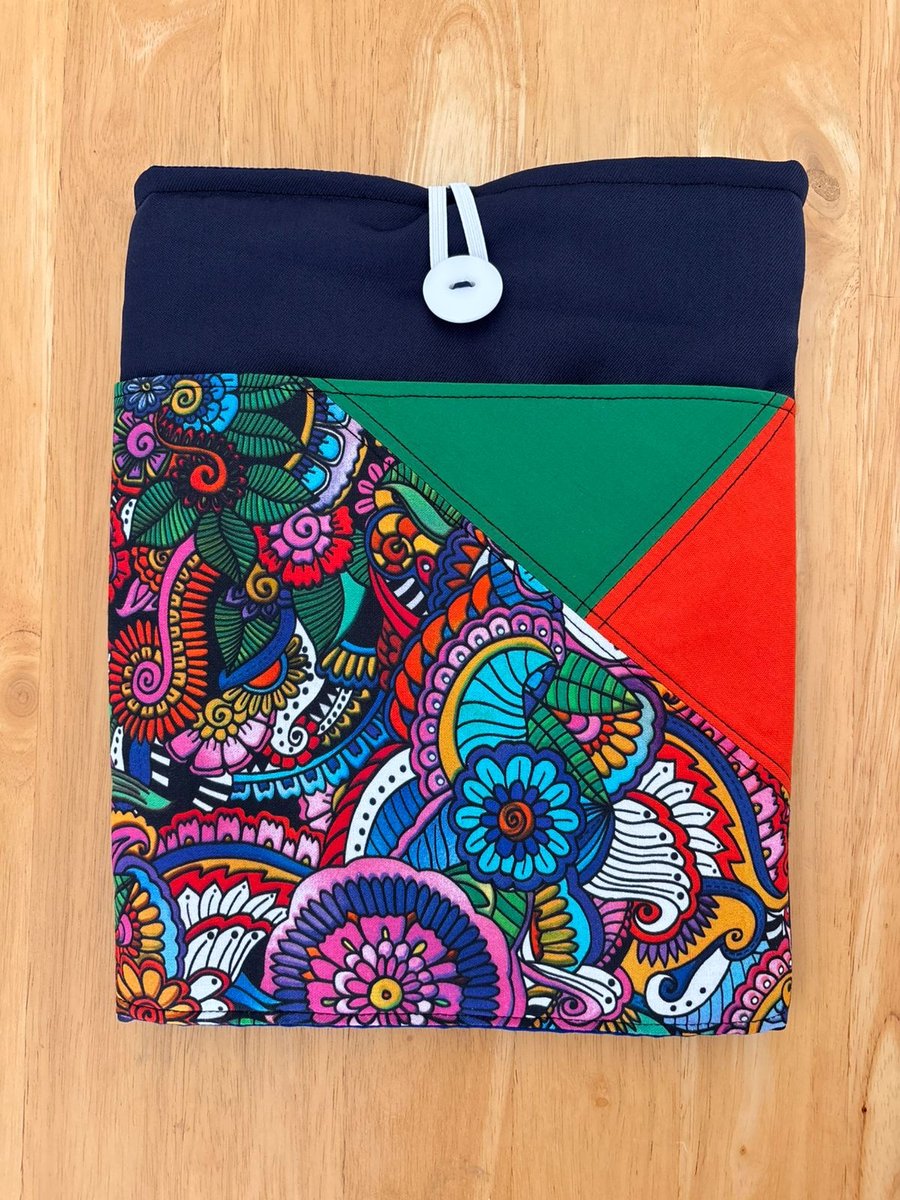 Patchwork floral iPad, book case