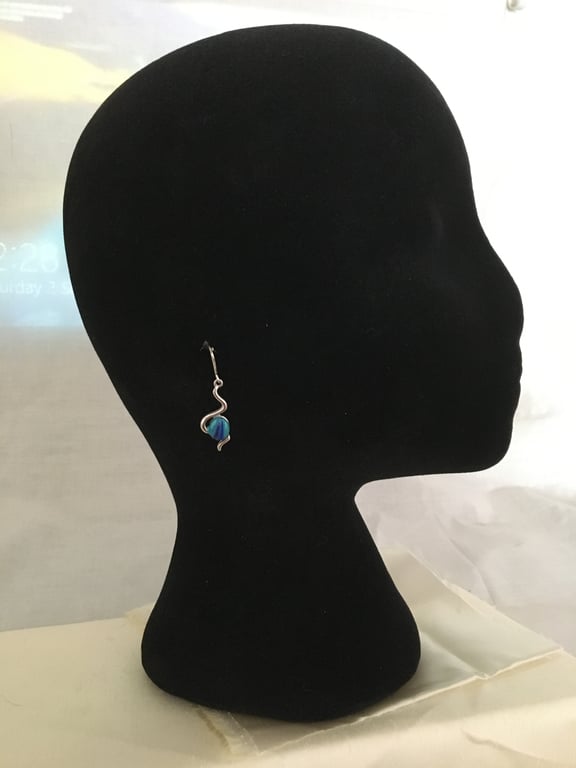 Drop Squiggle Earrings