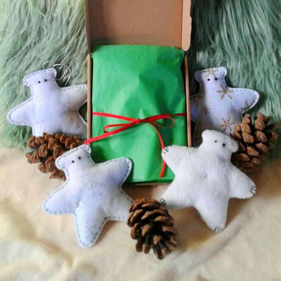 Star Bear Christmas tree decoration bears will do anything to get attention!