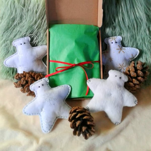 Star Bear Christmas tree decoration bears will do anything to get attention!