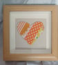 Kintsugi Inspired Framed Heart Art - Image 1