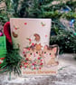 Meowy Christmas Acrylic Standee - Double Sided Cat Decor 70mm - Monty & Mabel